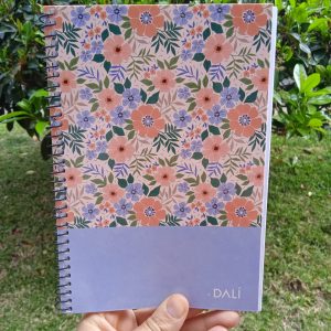 Cuaderno flores – tapa dura
