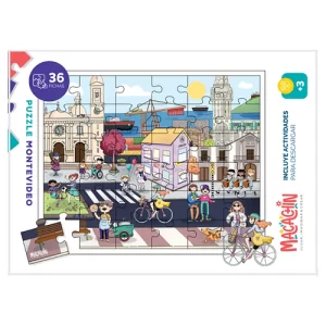 Puzzle Montevideo – 36 piezas – Macachin